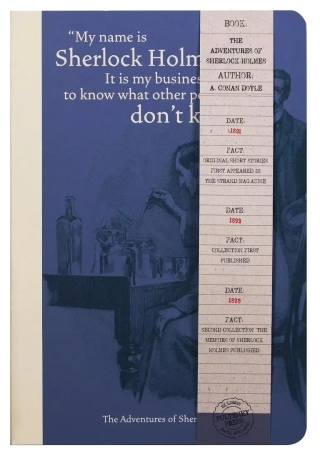 Pulteney Press Notatnik A5 linia - Sherlock Holmes - Half Moon Bay