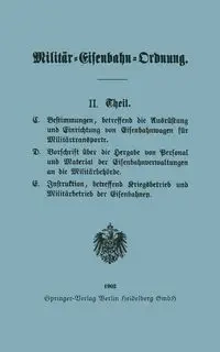 Militar-Eisenbahn-Ordnung - Berlin E. S. Mittler
