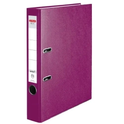 Segregator A4 5cm PP jagodowy Q file - HERLITZ