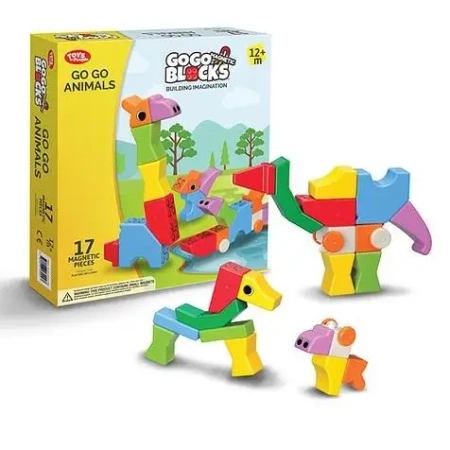 Klocki magnetyczne Zoo 17el - People Blocks