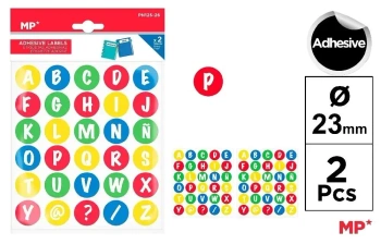 Naklejki literki 2 arkusze - MP Main Paper