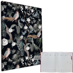 Kalendarz 2026 A4 tygodniowy Botanique Pawie - EV-Corp