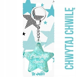 Brelok Gwiazdka Chwytaj chwilę - Be-Happy Gifts