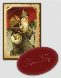 Mydełko ozdobne jabłko Święta Bożego Narodzenia - Skona Ting