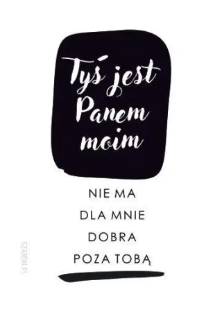 Magnes na lodówkę - Tyś jest Panem moim ciemny - Szaron