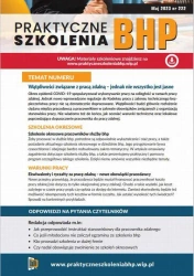 eBook Praktyczne szkolenia BHP maj 2023 - Praca zbiorowa