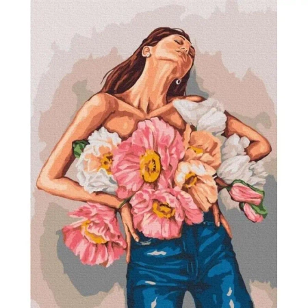 Malowanie po numerach - Dziewczyna 40x50cm - Twoje Hobby