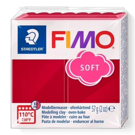 Masa termoutwardzalna Fimo 57g karminowy - Staedtler