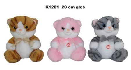 Kot z głosem 20cm MIX - Sun-Day