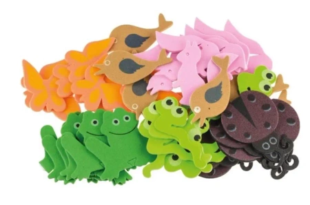 Naklejki z pianki zwierzęta 40szt - Brewis