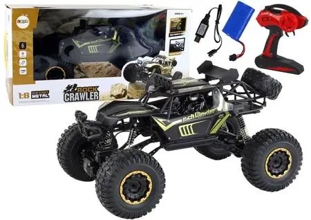 Auto terenowe R/C czarne 1:8 2.4G - Leantoys