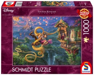 Puzzle 1000 PQ T.Kinkade Roszpunka zaplątani w miłości 113367 - Schmidt Puzzle