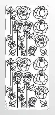 Stiker ażurowy czerwony - Galeria Hobby