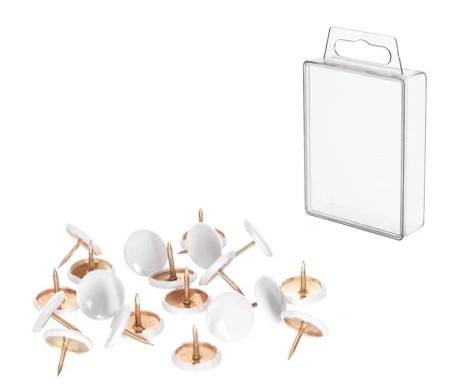 Pinezka biała classic 100szt - Dalprint dpCraft