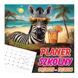 Kalendarz 2025/2026 trójdzielny planer szkolny - Evena