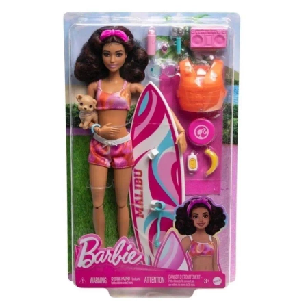 Barbie Surferka Lalka i akcesoria HPL69 - Mattel