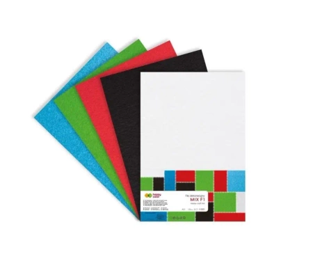 Filc dekoracyjny MIX F1 5szt HAPPY COLOR - GDD