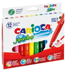 Flamastry Jumbo 12 kolorów bls CARIOCA