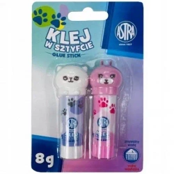 Klej w sztyfcie Zwierzątka 2szt ASTRA - ASTRA papiernicze