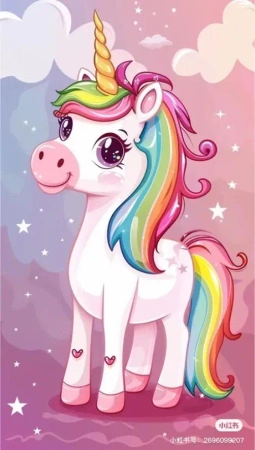 Malowanie po numerach 40x50cm Jednorożec - Koh-I-Noor