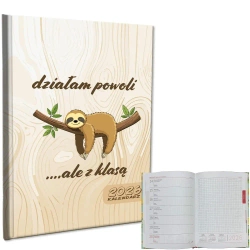 Kalendarz 2026 A5 tygodniowy notatka Leniwiec 1 - EV-Corp