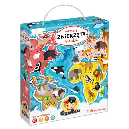 CzuCzu Memory Zwierzęta świata 3+ - opracowanie zbiorowe