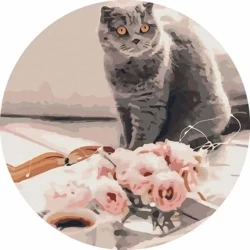 Malowanie po numerach okrągłe - Ulubiony... 40cm - Twoje Hobby