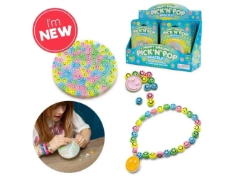 Bransoletka własnej roboty - uśmieszki - One for Fun