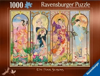 Puzzle 1000 Cztery pory roku - Ravensburger