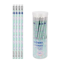 Ołówek z gumką HB Bubble Tea (48szt) - STARPAK