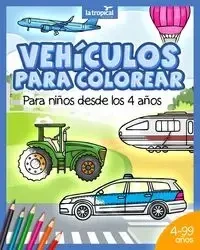Vehículos para colorear para niños desde los 4 años - David Ludwig