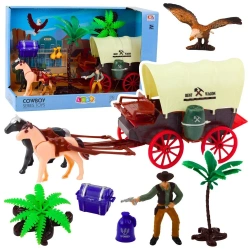 Zestaw kowbojski Figurki - Leantoys