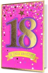 Karnet Urodziny Osiemnastka - Pan Dragon