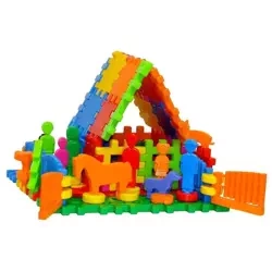 Klocki konstrukcyjne Mój dom rodzinny - Macyszyn Toys