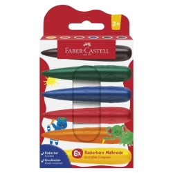 Kredki świecowe dla najmłodszych 6 kolorów - Faber Castell