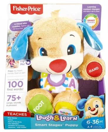 Fisher-Price. Ucz się i śmiej! FPM71 Poziomy nauki. Szczeniaczek Uczniaczek