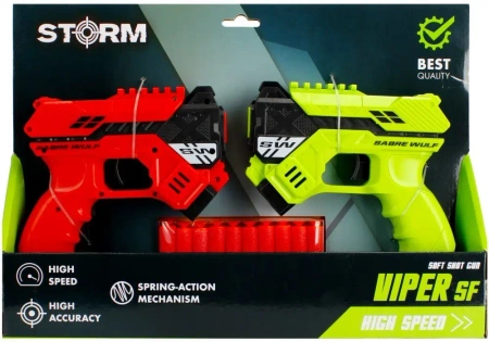 Pistolet na strzałki 20 cm. Zestaw. Mega creative 502224