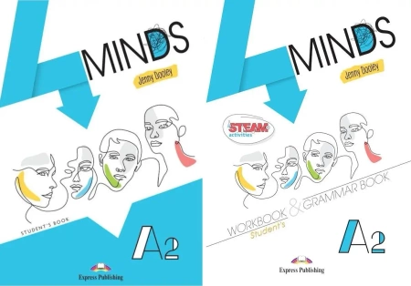 4 Minds A2. Student's Book + Workbook. KOMPLET - Jenny Dooley