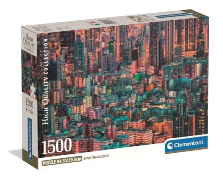 Puzzle 1500 The Hive, Hong Kong - Clementoni