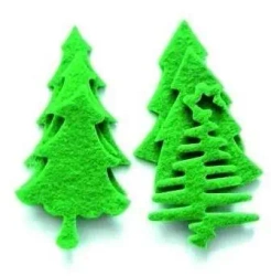 Choinki z filcu 6szt - Heyda