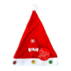 Czapka Mikołaja LED Bałwan - MCD