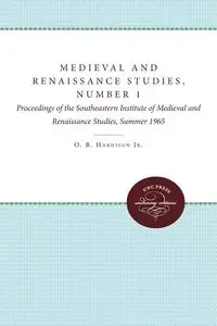 Medieval and Renaissance Studies, Number 1 - Hardison Jr. O. B.