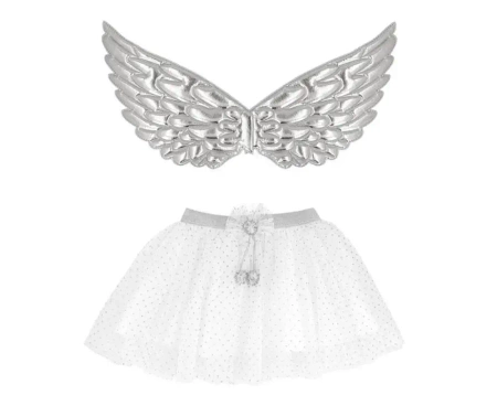Strój srebrny aniołek rozm. uniwersalny - Godan