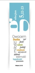 Zakładka duża - Owocem - Szaron