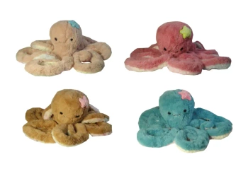 Ośmiornica pluszowa 45cm z silikonowymi przyssawkami - SWEDE