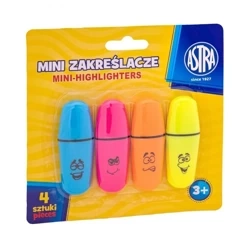 Mini zakre slacze 4 kolory ASTRA - ASTRA papiernicze