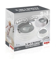 Nocnik 3w1 szary - Dolu