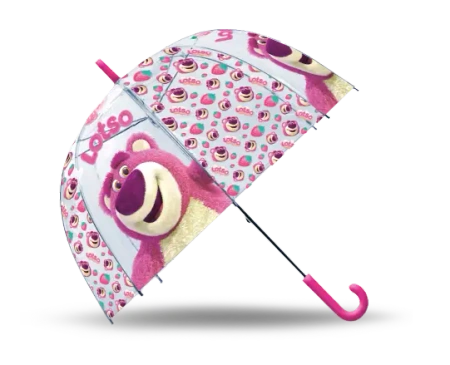 Parasolka manualna przezroczysta Lotso 46 cm LTS00012 - Kids Euroswan