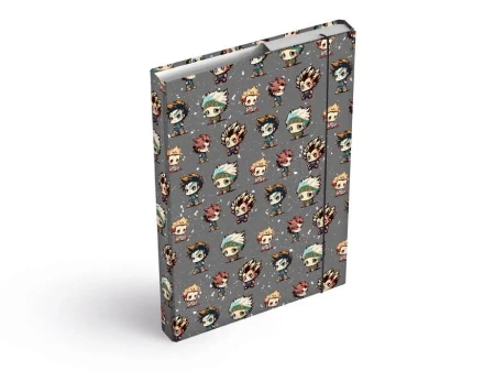 Teczka skrzydłowa z gumką A5 Anime Mascots - MFP