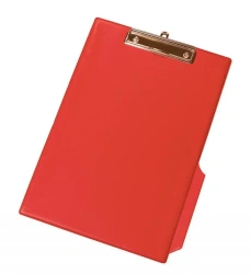 Clipboard A4 PCV z klipsem czerwony - Q-Connect